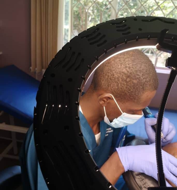dermatologist treating smp patient